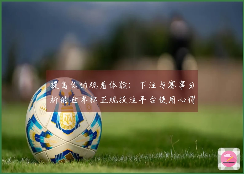 提高你的观看体验：下注与赛事分析的世界杯正规投注平台使用心得分享